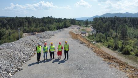 Skupna fotografija na trasi